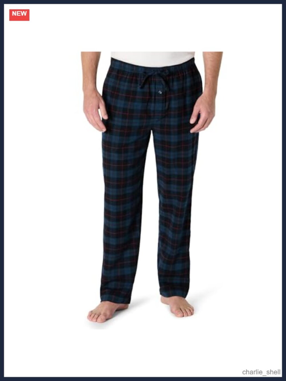 Men's 100% Cotton Flannel Sleep Pant Relaxed Fit Lounge Pants